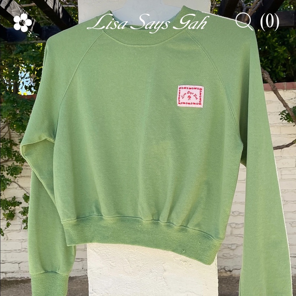 Winona Organic Terry Sweatshirt, Green